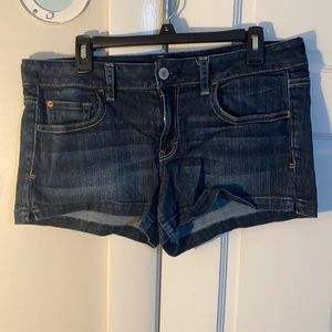 Stretch Denim Shorts